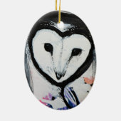 Décoration En Céramique Barn Owl Art (Dos)