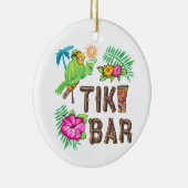 DÉCORATION EN CÉRAMIQUE BARRE TROPICALE TIKI (Droite)