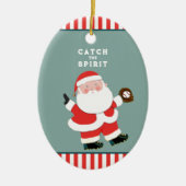 Décoration En Céramique Base-ball Noël Keepsaké (Devant)