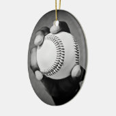 Décoration En Céramique baseball en main (Gauche)