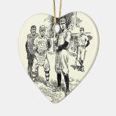 Décoration En Céramique Baseball : Joueurs (Gauche)