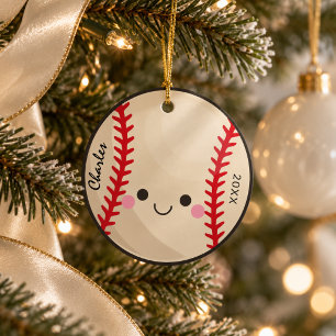 Décoration En Céramique Baseball Softball Enfant Kawaii Sport Personnalisé