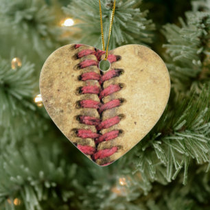 Décoration En Céramique Baseball vintage