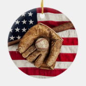 Décoration En Céramique Baseball vintage (Dos)