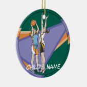 Décoration En Céramique Basket-ball de filles (Droite)