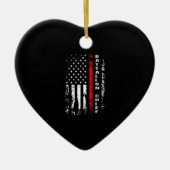 Décoration En Céramique Bataillon des pompiers Bataillon en chef Cadeau en (Devant)