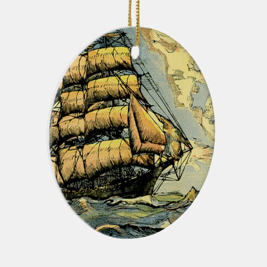 Décoration En Céramique Bateaux de navigation (Droite)