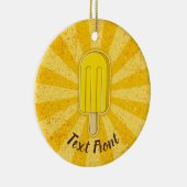 Décoration En Céramique Bâton à crème glacée citron (Droite)