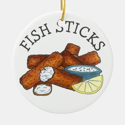 Décoration En Céramique Bâtonnets de poisson Bâtonnets de poisson Doigts d (Devant)