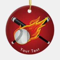 Battes de baseball de SPORTS et boule flamboyante