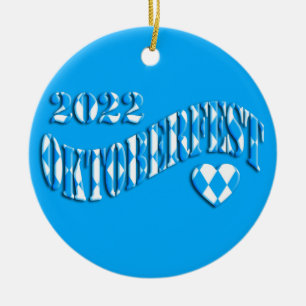 Décoration En Céramique Bayern German Beer Festival Logo Oktoberfest 2022