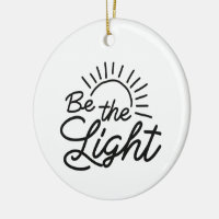Be the Light Logo, look logo de mode attrayant,