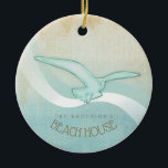 Décoration En Céramique Beach House Seagull Aqua Blue ID623<br><div class="desc">Ce produit aux couleurs douces de la mer et du sable vous permet d'ajouter facilement votre nom et votre texte en utilisant le modèle fourni. L'image simple de mouette sur un arrière - plan d'aquarelle en détresse est mise en évidence par un accent de vague dans l'eau et le blanc....</div>