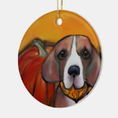 Décoration En Céramique Beagle (Gauche)