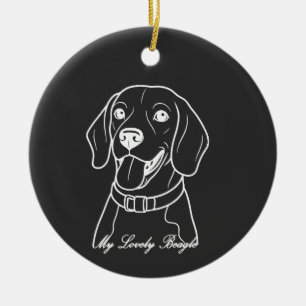 Décoration En Céramique Beagle adorable