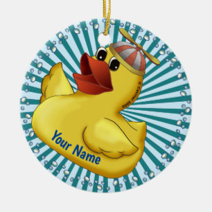 Décoration En Céramique Béanie Casquette Canard en caoutchouc