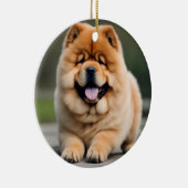 Décoration En Céramique Beau Chow Chow Chow (Droite)