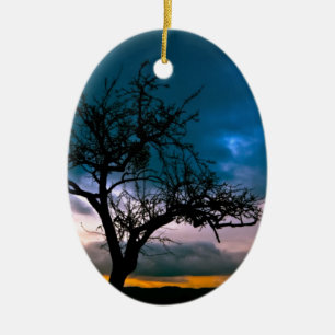 Décoration En Céramique Beau coucher de soleil paysage Pittoresque Art pho