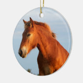 Décoration En Céramique Beau Mule Horse (Gauche)