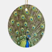 Décoration En Céramique Beau oiseau de paon (Gauche)