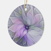 Décoration En Céramique Beauté étonnante Fleur d'art Abstrait fractal mode (Gauche)