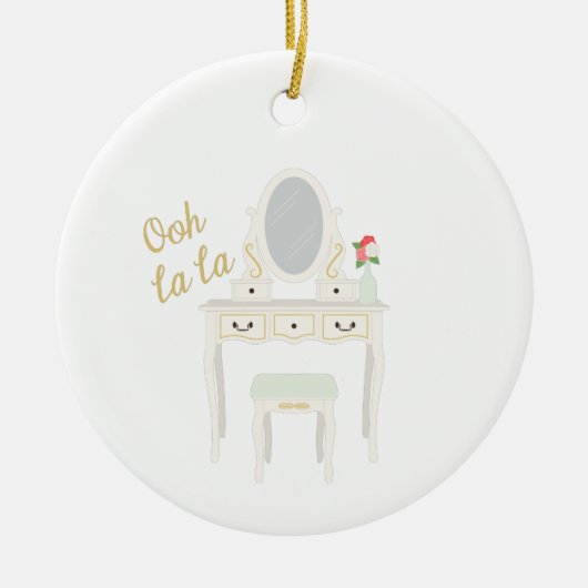 Décoration En Céramique Beauté Vanity (Devant)