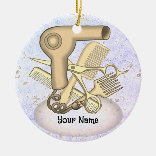 Décoration En Céramique Beauticien (Devant)