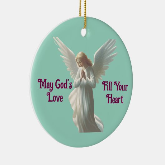Décoration En Céramique Beautiful Angel Ornament (Droite)
