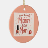 Décoration En Céramique  Beautiful tree bauble for any manicure Lover (Droite)