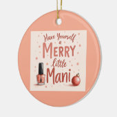 Décoration En Céramique  Beautiful tree bauble for any manicure Lover (Gauche)