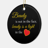 Décoration En Céramique Beauty Slogan (Gauche)