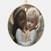Décoration En Céramique Bébé Anges (Gauche)