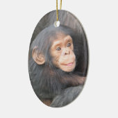 Décoration En Céramique Bébé chimpanzé (Gauche)
