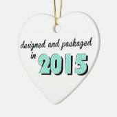 Décoration En Céramique Bébé conçu et emballé en 2015 (Gauche)