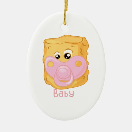 Décoration En Céramique Bébé de doigt de Tater (Devant)