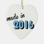 Décoration En Céramique Bébé Fait En Bleu 2016 (Droite)