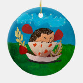 Décoration En Céramique Bébé hérisson (Dos)