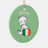 Décoration En Céramique Bébé irlandais (Droite)