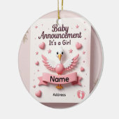 Décoration En Céramique bébé né (Gauche)