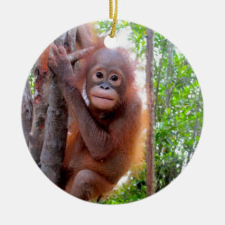 Décoration En Céramique Bébé Uttuh d'orang-outan