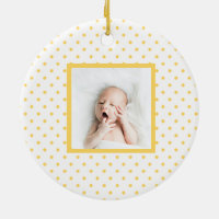Bébé vert Sleepy Dino | Jaune Polka Dot Moderne