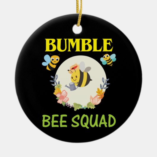 Décoration En Céramique Beekeeper Art Bumble Bee Squad (Devant)