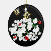 Décoration En Céramique BEES et Ladybugs art de la nature (Gauche)