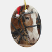 Décoration En Céramique Belge de Père Noël (Dos)