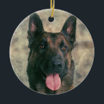 Décoration En Céramique Belge Malinois - berger belge - Maligator<br><div class="desc">Belge Malinois - berger belge - Maligator</div>