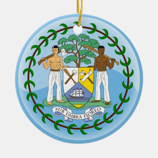 DÉCORATION EN CÉRAMIQUE BELIZE (Devant)