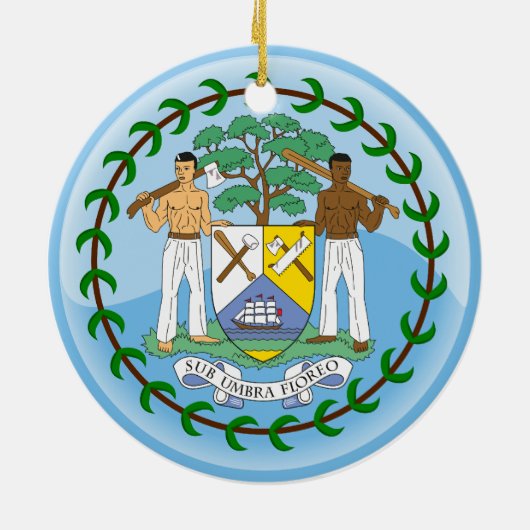 DÉCORATION EN CÉRAMIQUE BELIZE (Dos)