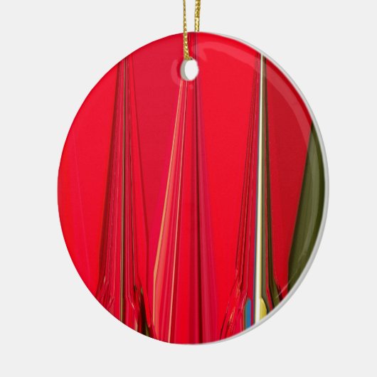 Décoration En Céramique Belle conception rouge (Gauche)