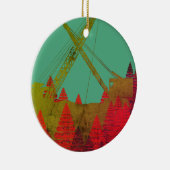 Décoration En Céramique Belle grue du Nord-Ouest ingénieur d'exploitation  (Droite)