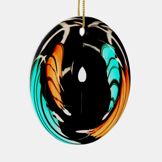 Décoration En Céramique Belle impression Motif Art Africain (Droite)